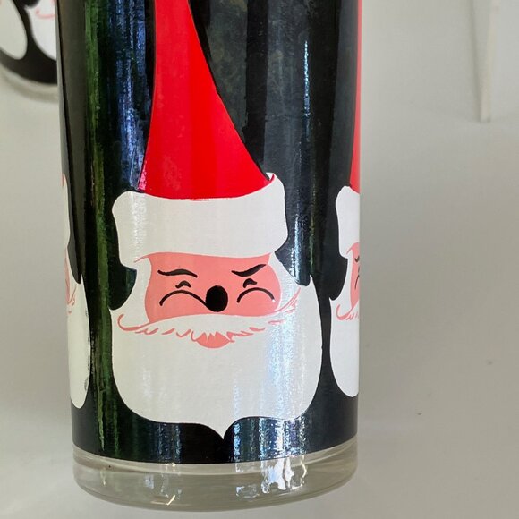 Libbey Santa and Chimney High Ball Glasses - Set of 4 - Picture 5 of 15